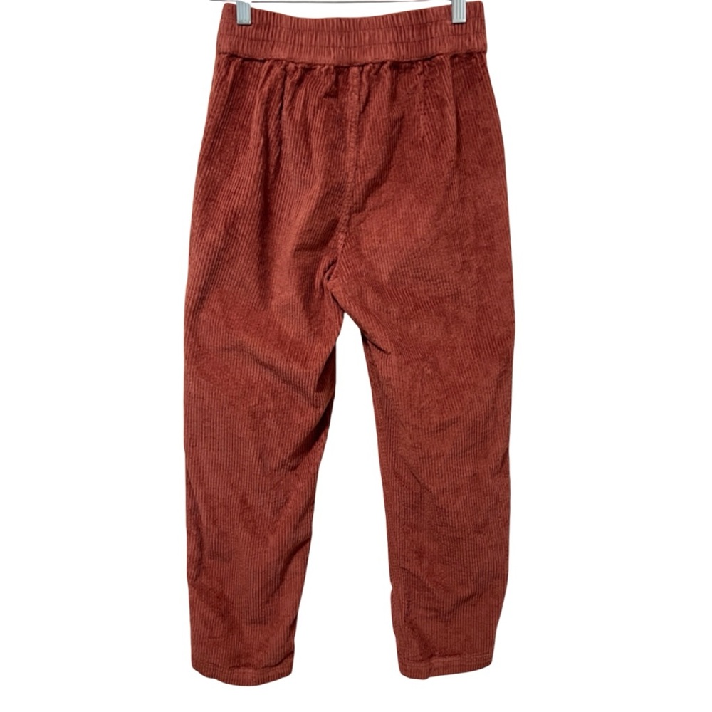 Pact Corduroy Peg Leg Pants Small Rust Organic Cotton - Picture 4 of 4